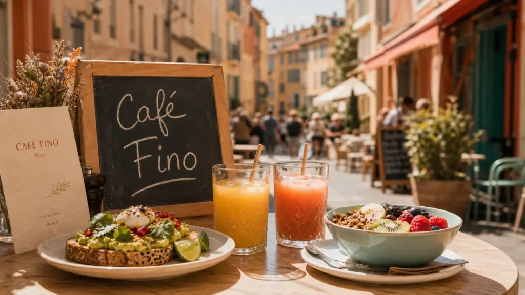 Best breakfast in nice : Café Fino, brunch sur terrasse à Nice