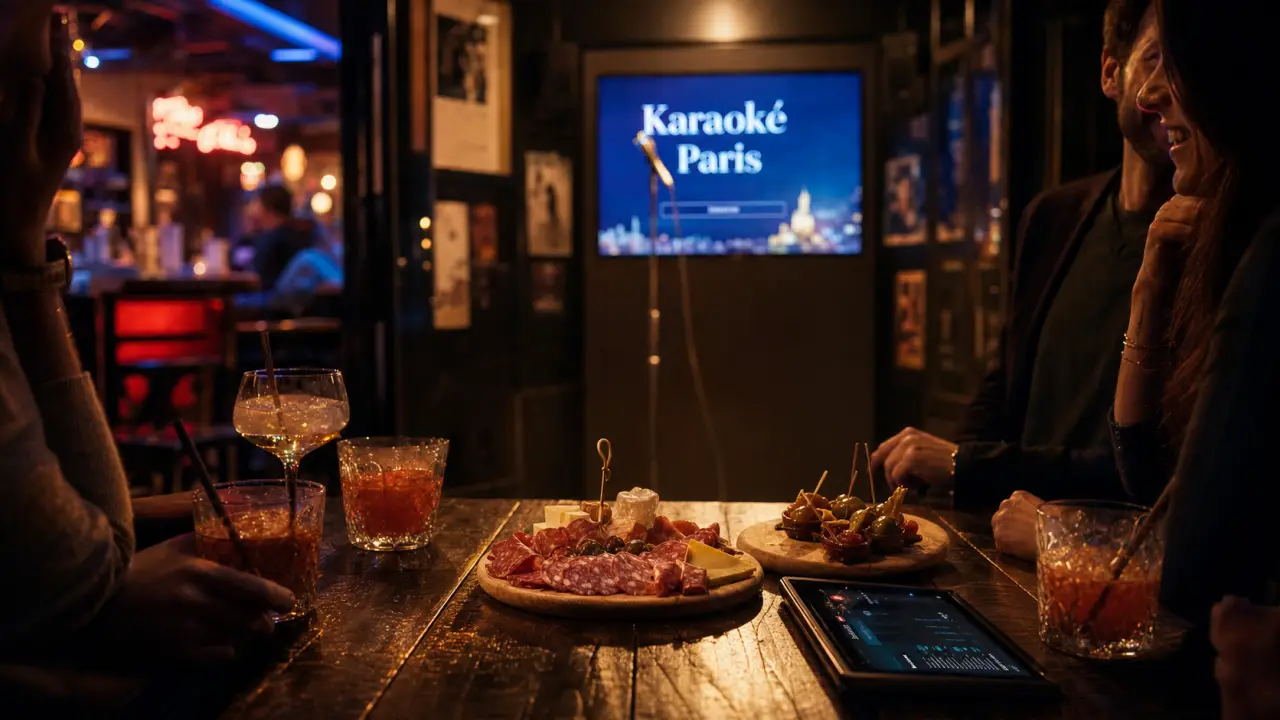 Restaurant karaoké paris : box privative, cocktails et micro