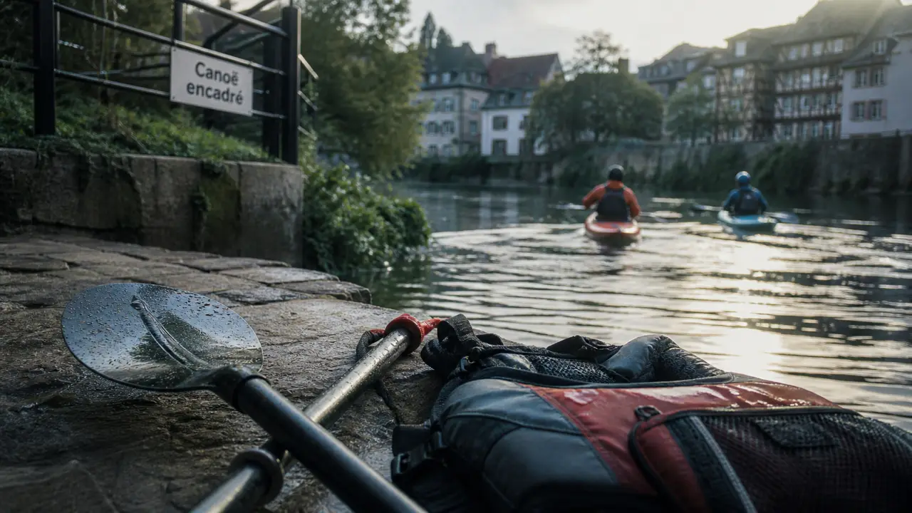 Activités aquatiques Strasbourg : kayak sur l’Ill