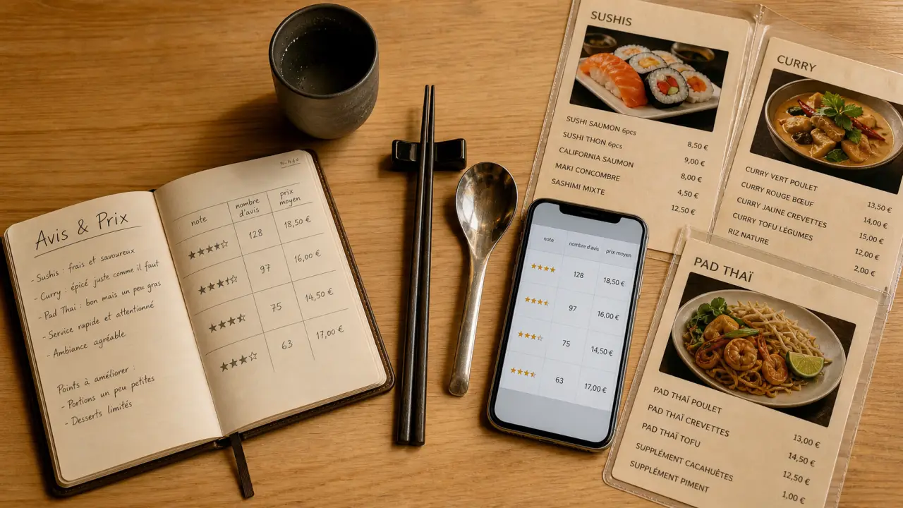 Asian restaurants Nice : note, avis et prix