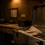 Le hangar à enigmes Trouville, couloir sombre d’escape game