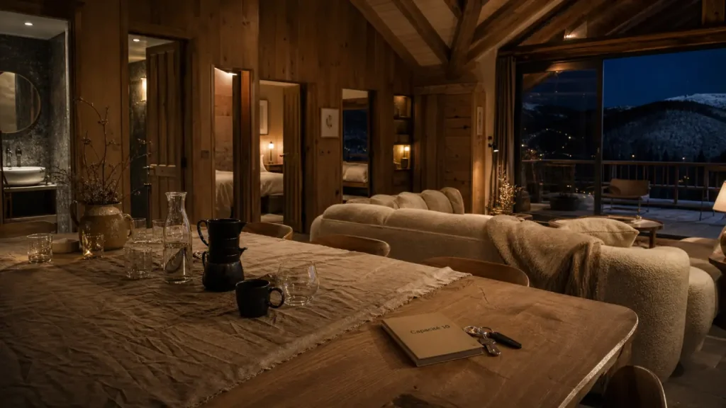 Chalet dans les Vosges pour 10 personnes : capacité réelle, spa et horaires à vérifier