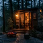 Parenthese tiny house en forêt d’Orléans, terrasse et braséro, cocon tout confort