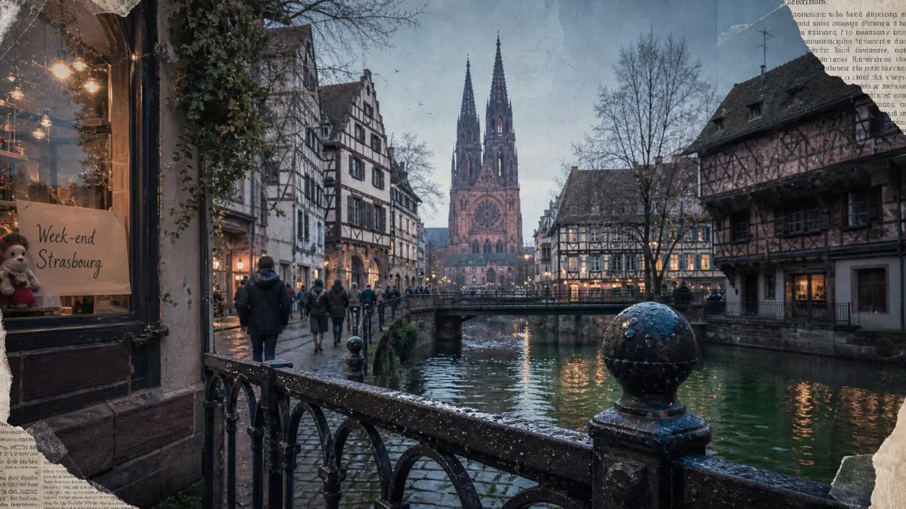 Passer un week end a strasbourg : cathédrale entre canaux de la Grande Île