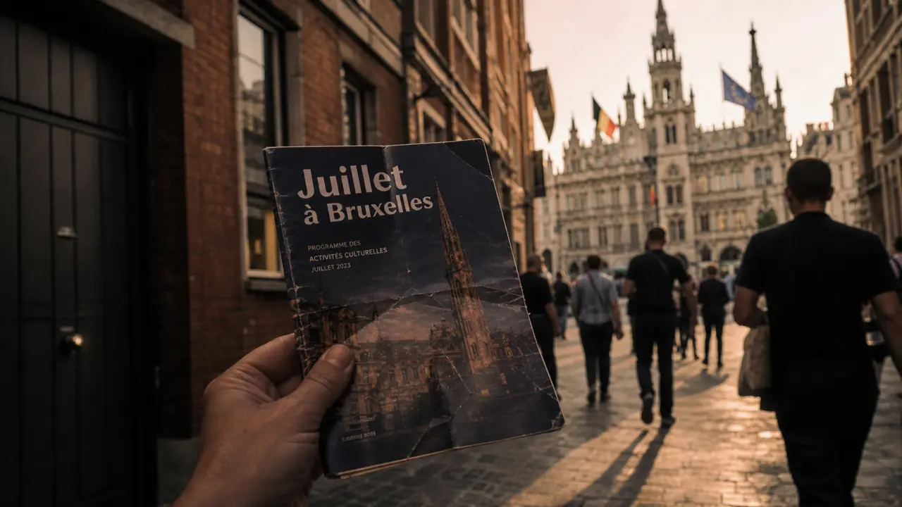 Que faire a Bruxelles en juillet : foule près de la Grand-Place