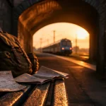 Que visiter autour de Toulouse : billet et plan sur un banc avant le train vers Albi