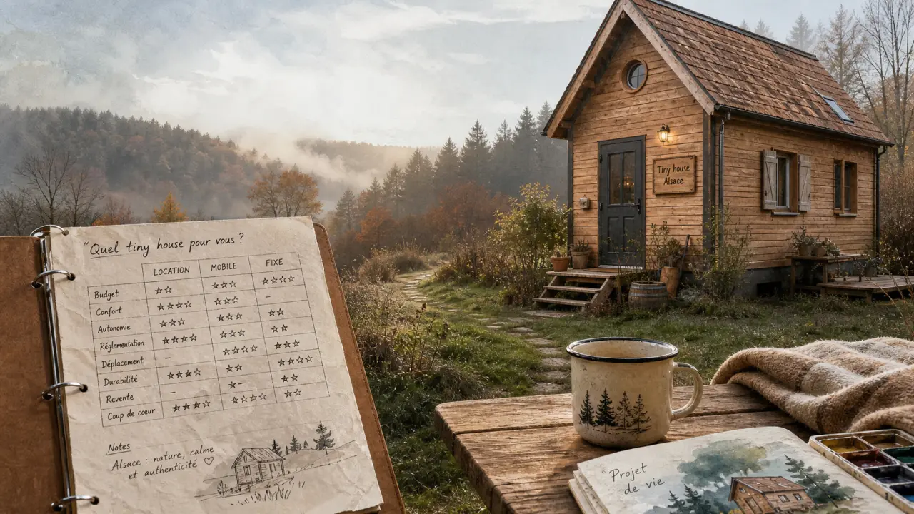 Tiny house alsace en bois près des Vosges