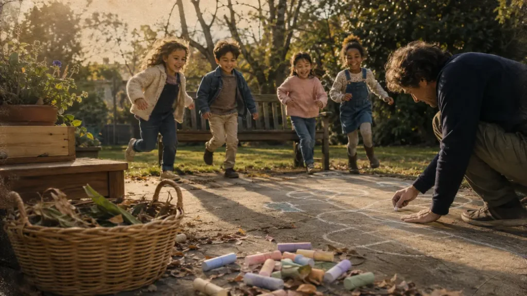 Activités extérieures pour enfants : 12 idées simples, sans écran et adaptées à la météo