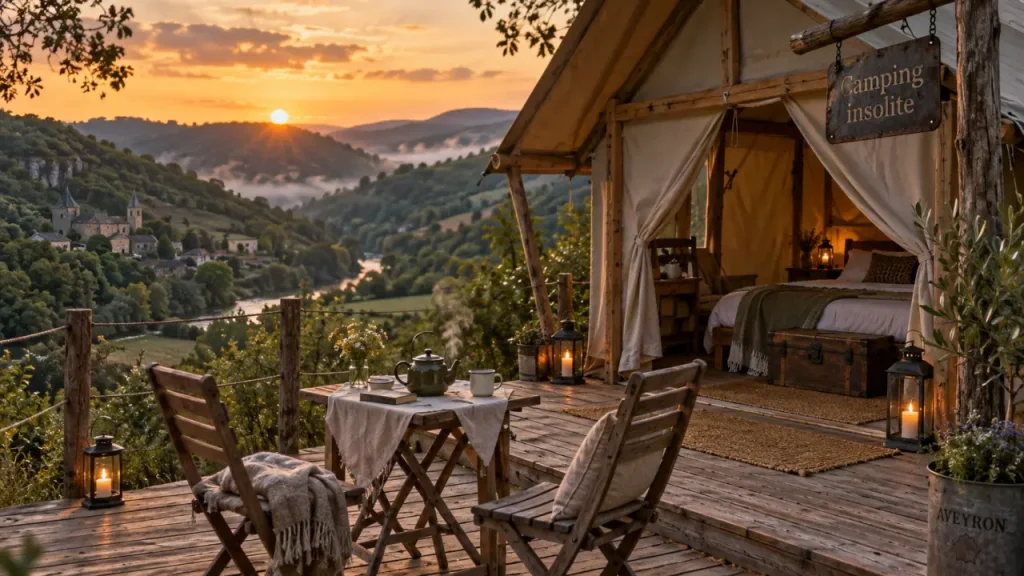 Camping insolite en Aveyron : de 35 € à 310 € la nuit, quel confort choisir ?