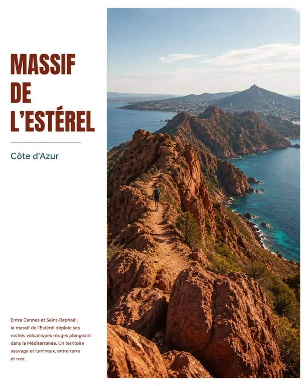 randonnée insolite côte d azur dans le massif de l’Estérel entre roches rouges et mer