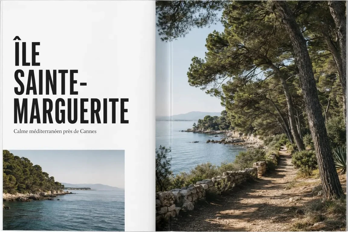 randonnée insolite côte d azur sur l’île Sainte-Marguerite entre forêt, mer et silence