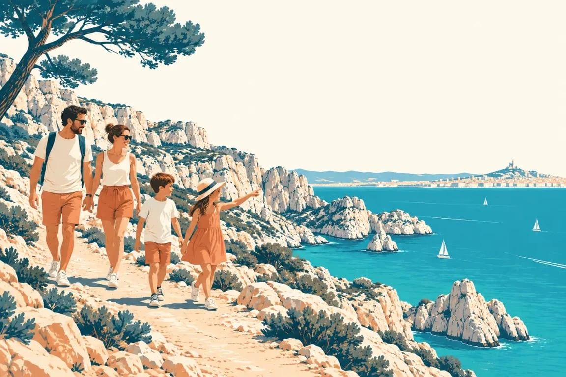 Week-end Marseille en famille sur le littoral près des calanques
