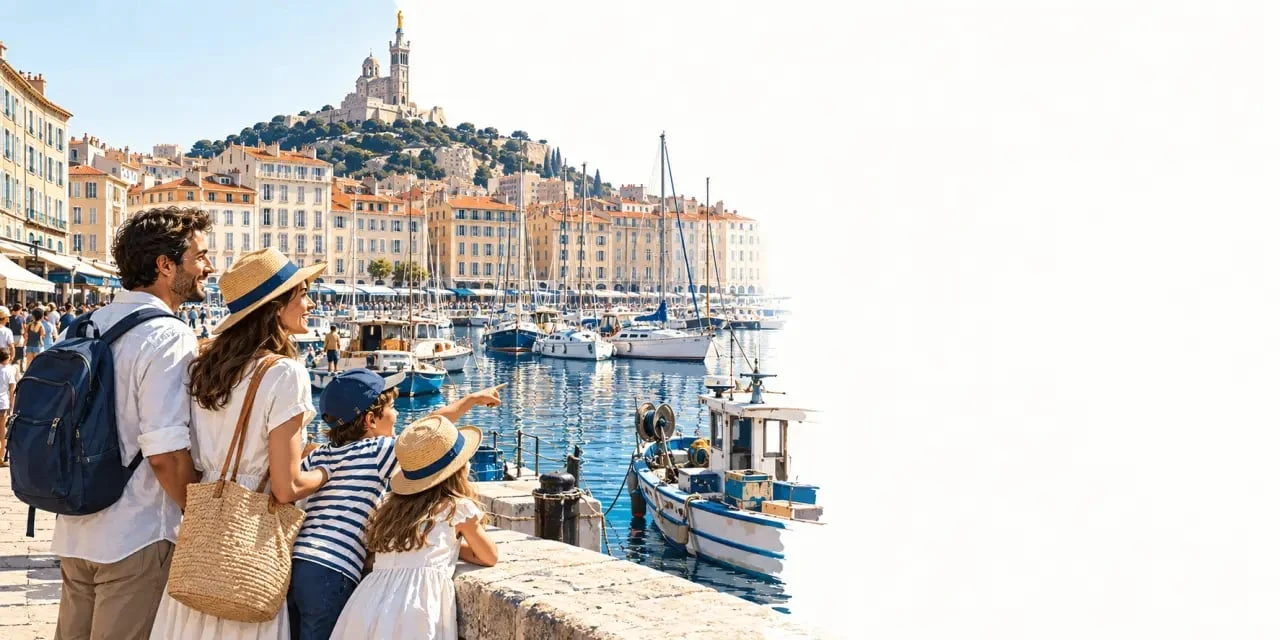Week-end Marseille en famille au Vieux-Port avec des enfants