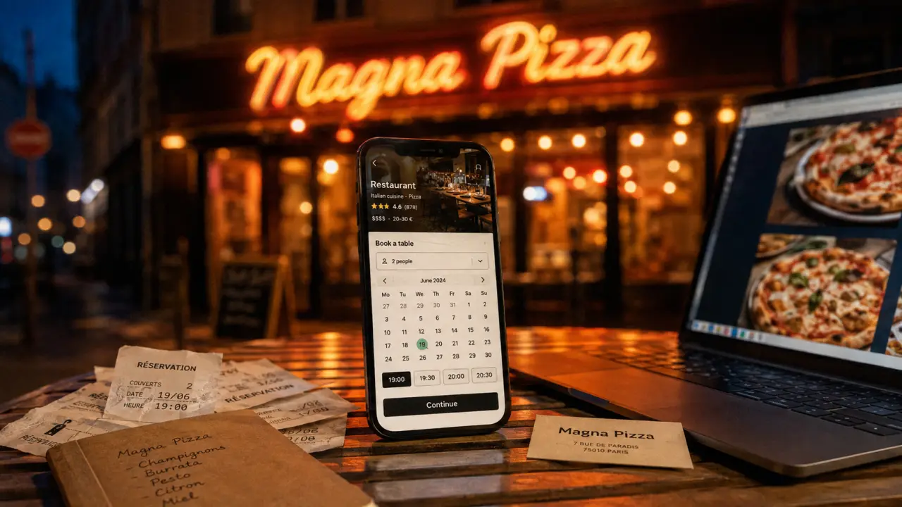 Restaurant magna pizza paris : réserver sur TheFork, éviter les confusions réseaux sociaux