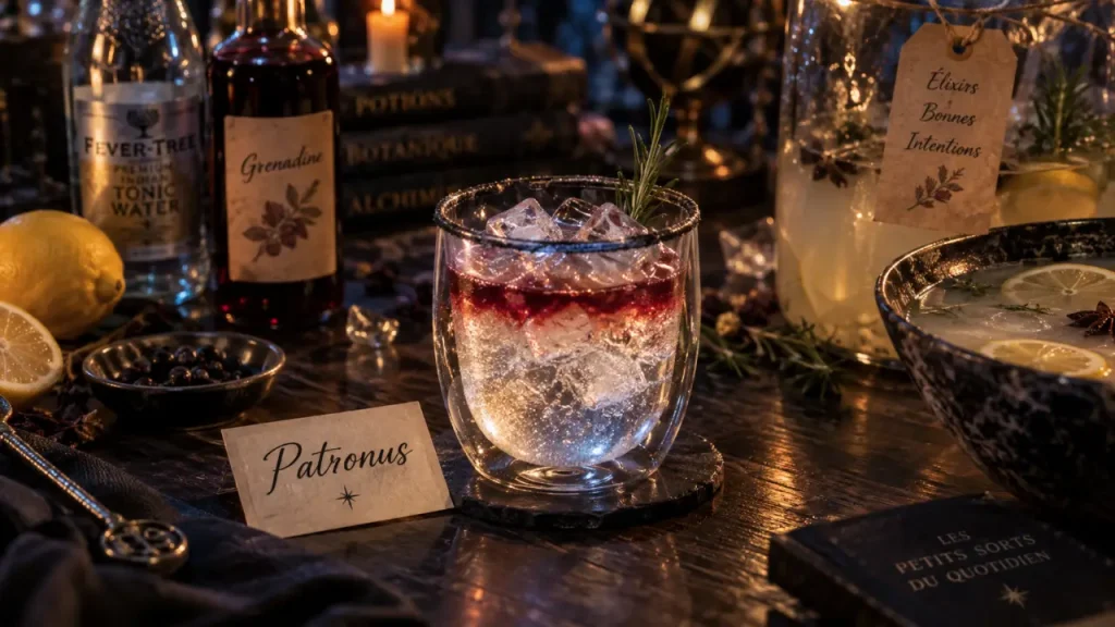 Le cocktail Harry Potter se prépare en couches, en couleurs et en potions