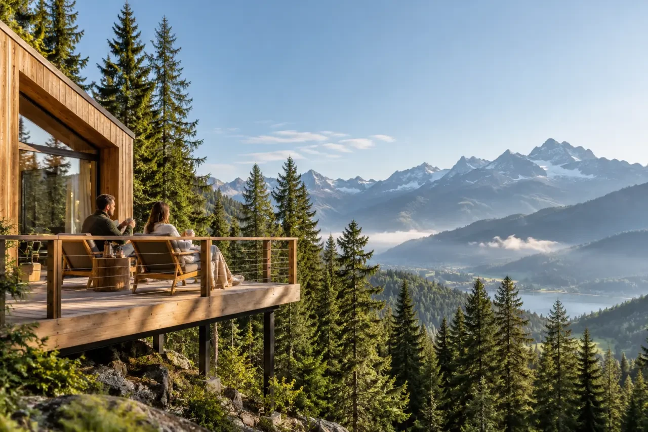 Week-end en amoureux en PACA dans une cabane des Hautes-Alpes